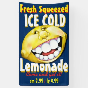 Lemonade Stand Customisable Advertising Promo Banner