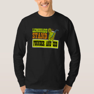 Lemonade Stand Founder And Ceo Lemon Juice Busine T-Shirt