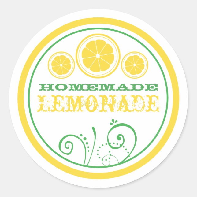 Lemonade Stand Logo Stickers (Front)