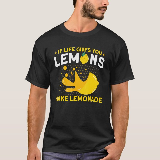 Lemonade Stand Make Lemon Juice Store Business T-Shirt (Front)