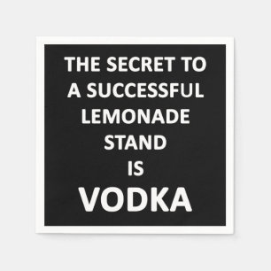 Lemonade Stand Napkin