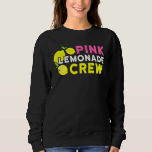 Lemonade Stand Pink Lemonade Crew Summer Fruit Lem Sweatshirt