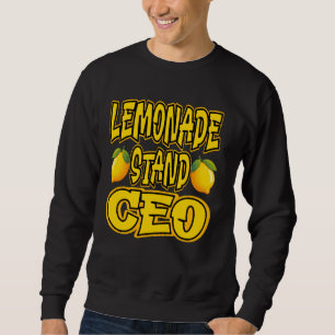 Lemonade Stand Security CEO Lemon Juice Sweatshirt