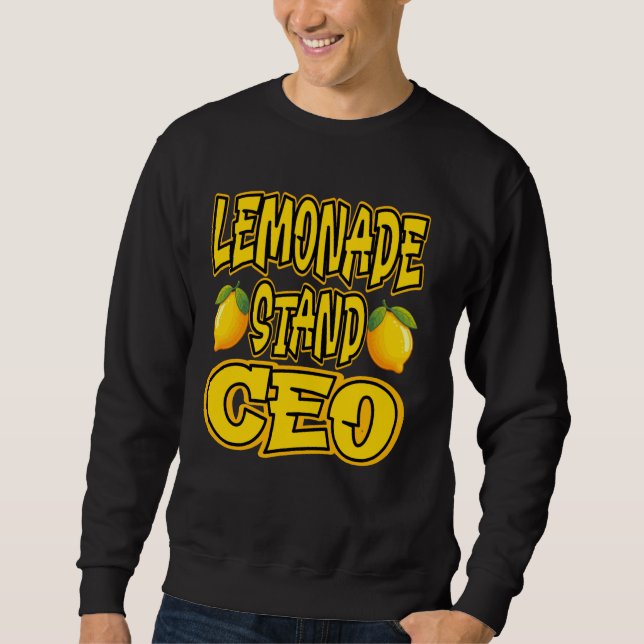 Lemonade Stand Security CEO Lemon Juice Sweatshirt (Front)