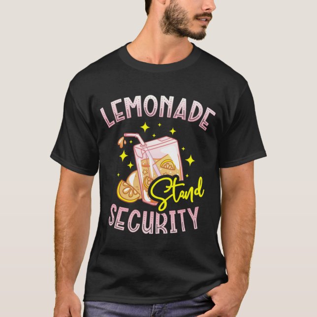 Lemonade stand security for a Lemon Fan Lemonade T-Shirt (Front)