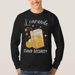 Lemonade Stand Security Lemon Juice Lemonade Crew T-Shirt