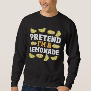 Lemonade Stand Security Lemon Lemonade Stand Sweatshirt
