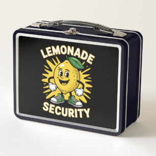 Lemonade Stand Security Metal Lunch Box
