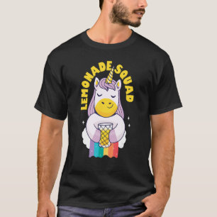 Lemonade Stand Squad Entrepreneur Kids  Unicorn T-Shirt