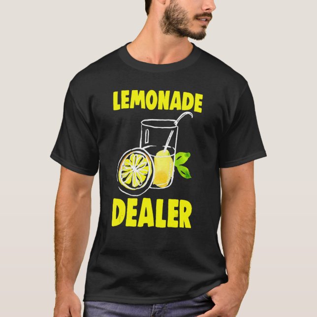 Lemonade Stand Squad Security Lemon Juice T-Shirt (Front)