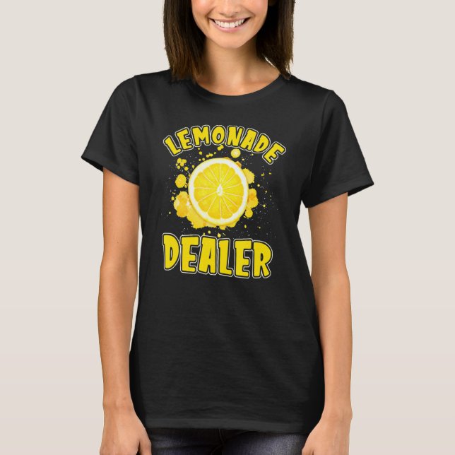 Lemonade Tee Shirt Lemonade Dealer Women Kids (Front)