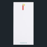Lemonade Whimsical Summer Fun Personalised To-Do Magnetic Notepad<br><div class="desc">Add a bit of summer to this magnetic notepad featuring a glass of pink lemonade with a lemon and striped straw and personalised with a name or text of your choice. Perfect for to-dos,  grocery lists and more. Part of a collection from Parcel Studios.</div>