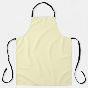 Lemonade Yellow Solid Colour   Classic Elegant Apron