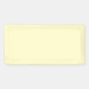 Lemonade Yellow Solid Colour   Classic Elegant Banner