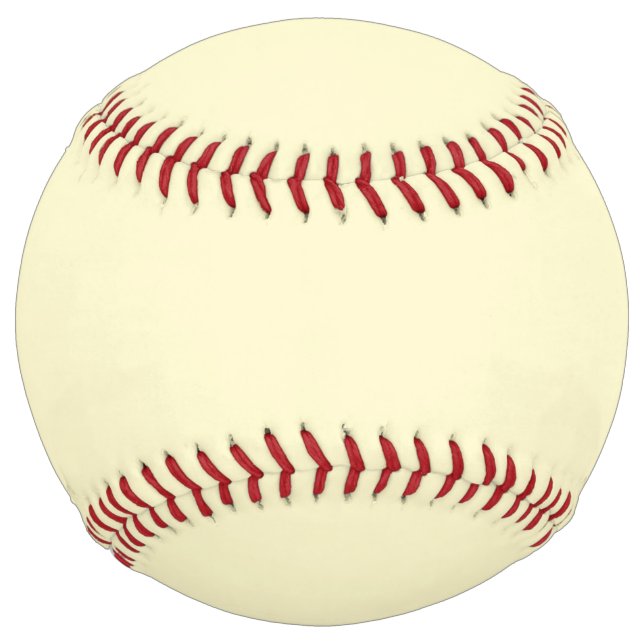 Lemonade Yellow Solid Colour | Classic Elegant Softball (Front)