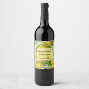 Lemoncello Personalised Label Set