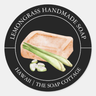 Lemongrass Soap label