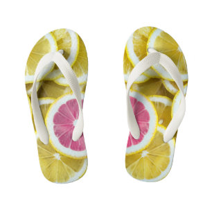 Lemons and Grapefruit Kid's Thongs