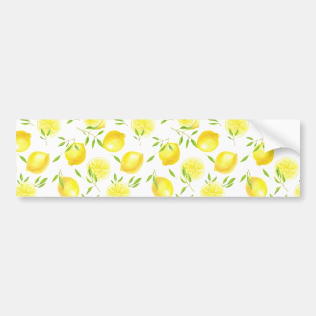 Lemons and leaves bumper sticker (Front)