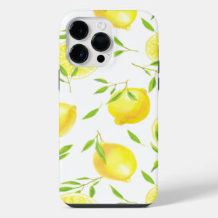 Lemons and leaves iPhone 14 pro max case