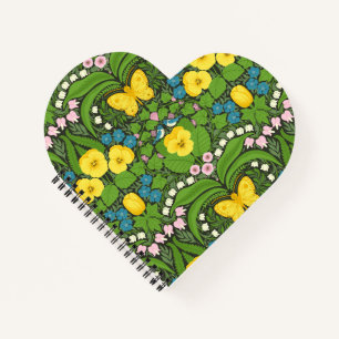 Lemons and leaves notebook