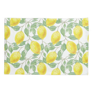 Lemons And Leaves Pillowcase