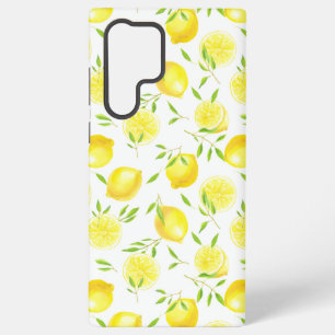 Lemons and leaves samsung galaxy case