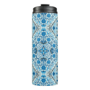 Lemons and leaves thermal tumbler