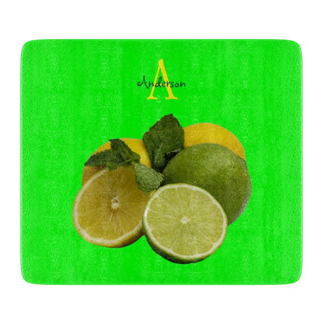 Lemons and Limes Cutting Board (Front)