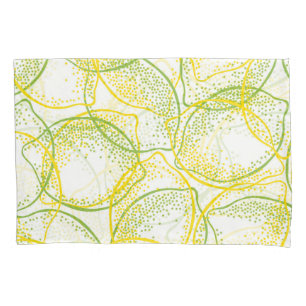 Lemons and Limes: Fresh Pattern. Pillowcase