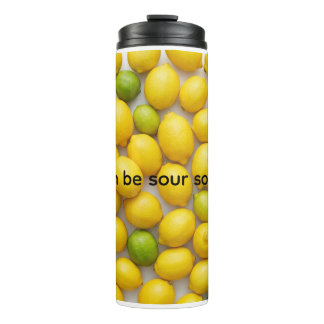 lemons and limes thermal tumbler