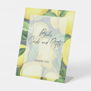 LEMONS - BOOKS CARDS AND GIFTS  Poster Pedestal Sign