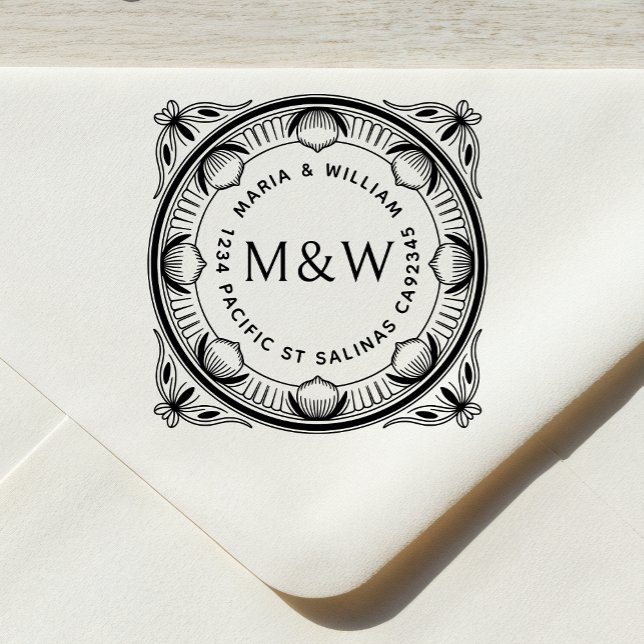 Lemons & Bows Return Address Self-Inking Stamp (Creator Uploaded)