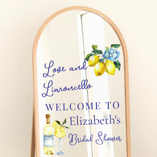 Lemons Bridal Shower Mirror Welcome Sign Decal