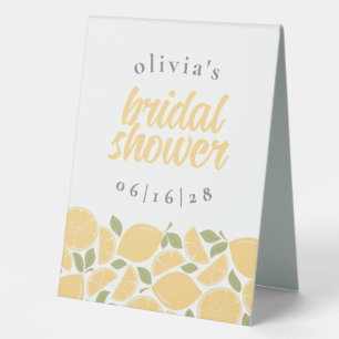Lemons Bridal Shower Personalised