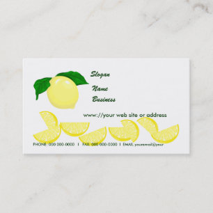 Lemons Business Card