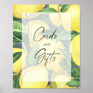 LEMONS - CARDS AND GIFTS Poster