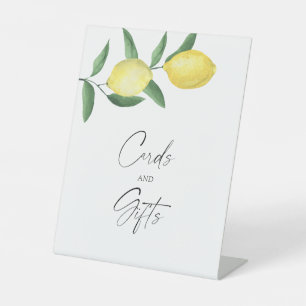 LEMONS - CARDS AND GIFTS Poster Pedestal Sign