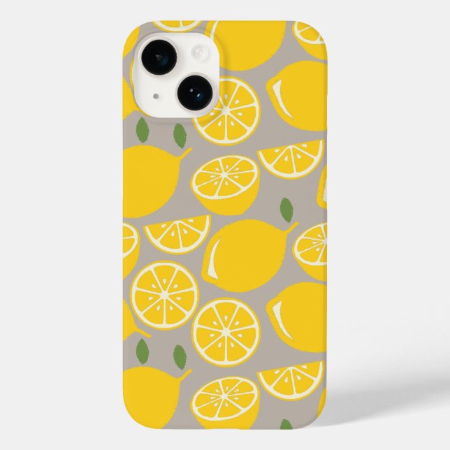 Lemons Case-Mate iPhone Case (Back)