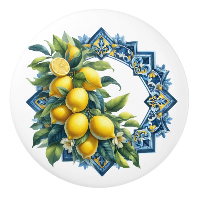 Lemons Ceramic Knob (Front)