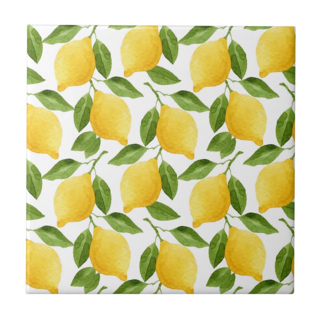Lemons Ceramic Tile/coaster Ceramic Tile (Front)
