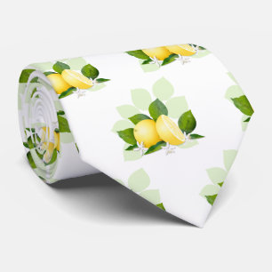 Lemons Citrus Fruit Tie