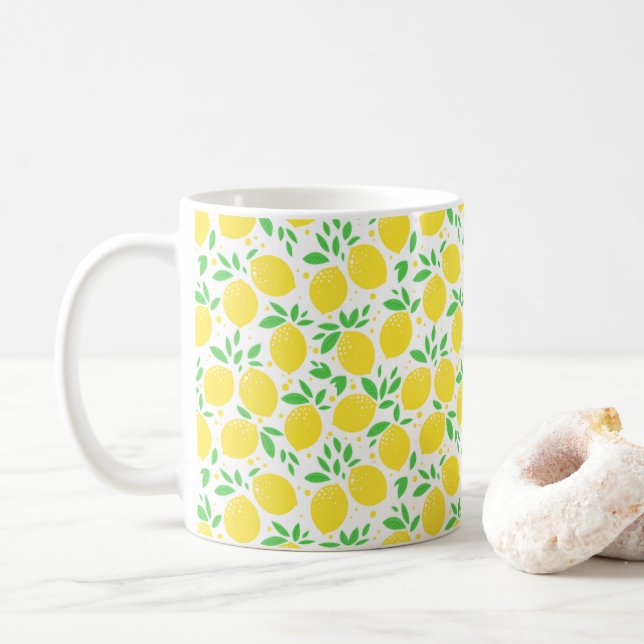 Lemons Coffee Mug (With Donut)