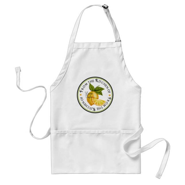Lemons Cooking Baking Aprons (Front)