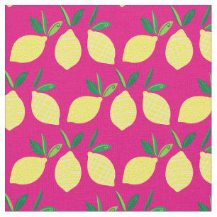 Lemons Cute Summer Fruit Fabric