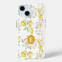  lemons Eucalyptus Soft Blush Roses Monogram