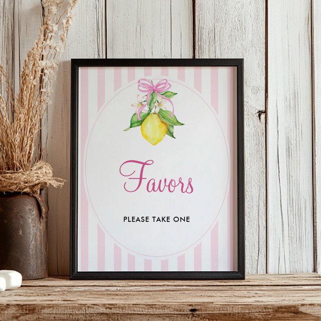 Lemons Favours Table Sign (Creator Uploaded)