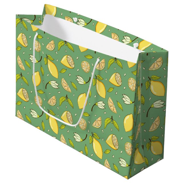 Lemons Gift Bag (Front Angled)