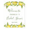 Lemons Greenery Blossom Bridal Shower Sign