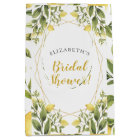 Lemons Greenery Watercolor Bridal Shower